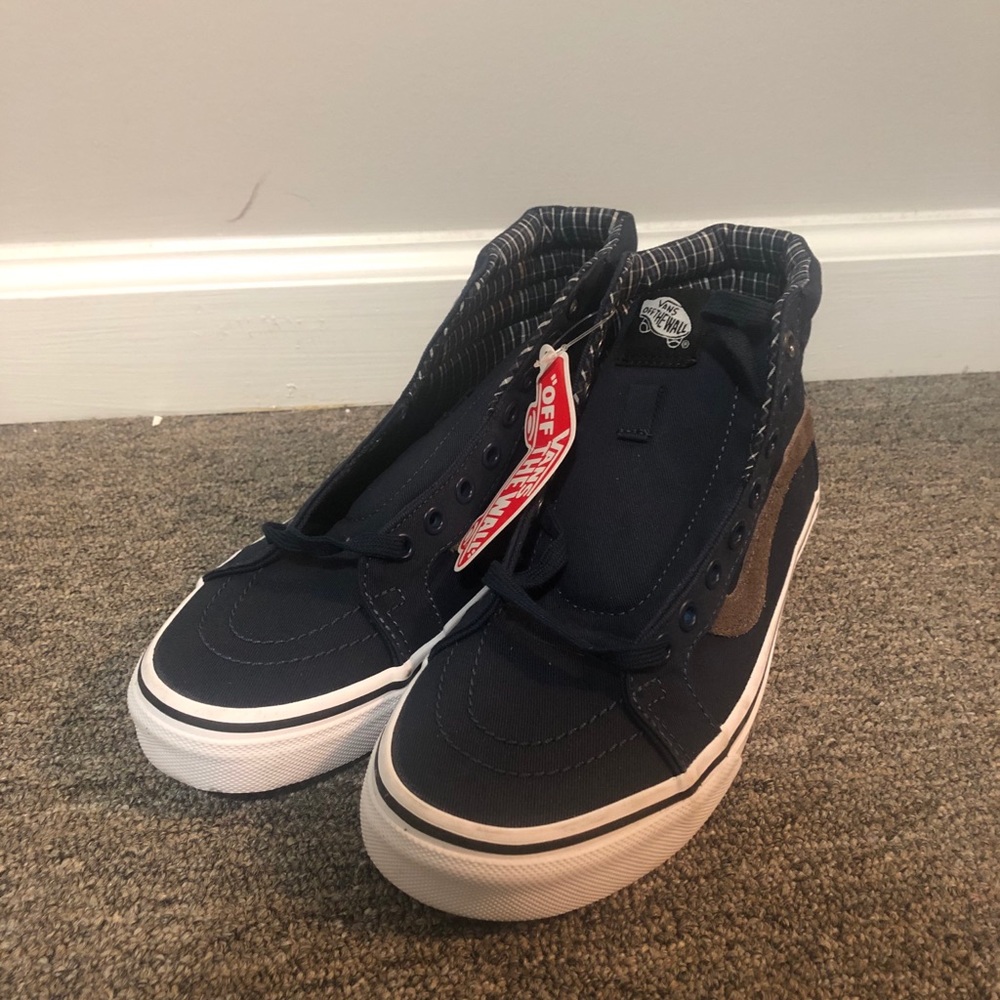 Vans Sk8 Hi College Canvas Jazzy Stripe Sneakers